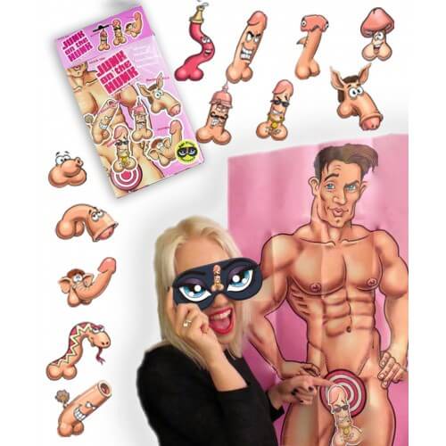 Pin The Junk on the Hunk Game